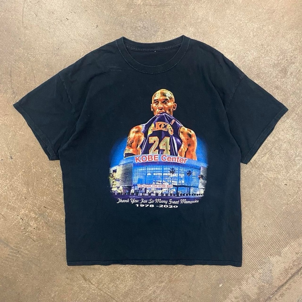 Kobe Bryant Tribute Memorial Basketball 2020 Rap T-Shirt Size Large